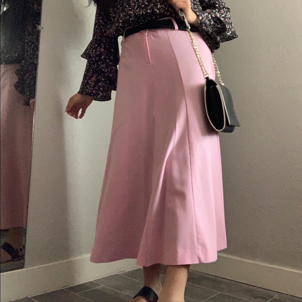 🌸 pink circle maxi skirt 🌸